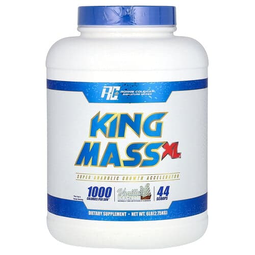 Ronnie Coleman, Signature Series, King Mass, Helado de vainilla, King Mass, 2,75 kg (6 lb)