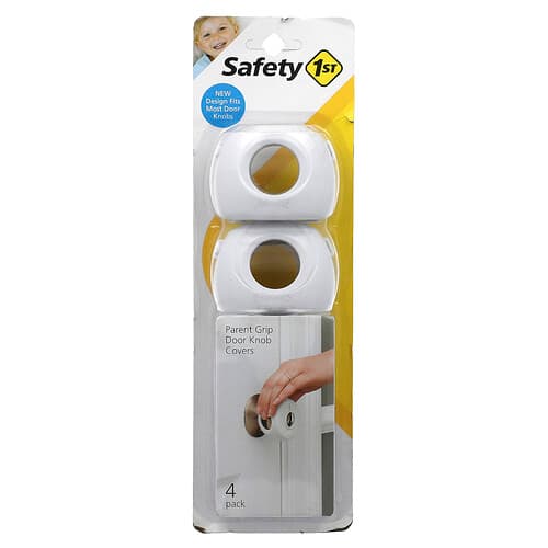 Safety 1st, Cubiertas para pomos de puerta con agarre para padres, Paquete de 4