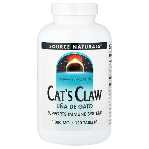 Source Naturals, Uña de gato, 1000 mg, 120 comprimidos