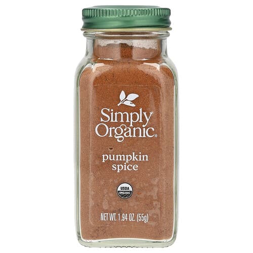 Simply Organic, Especia de calabaza, 55 g (1.94 oz)