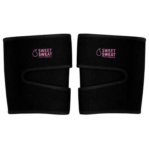 Sports Research, Cortadores de muslos Sweet Sweat, Medium, Rosa, 1 par