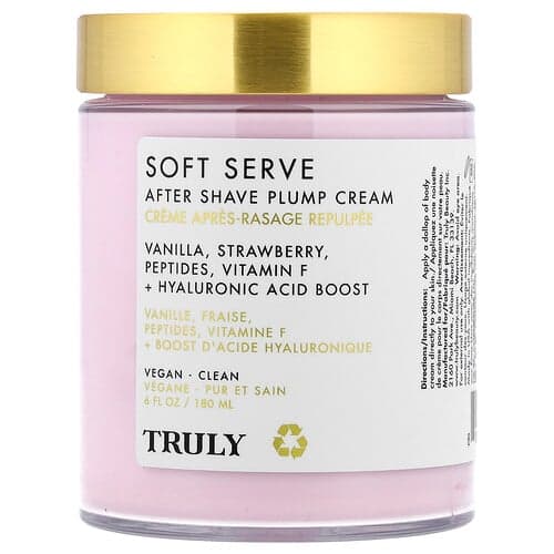 Truly Beauty, Crema voluminizadora para después del afeitado de porción suave, 180 ml (6 oz. líq.)