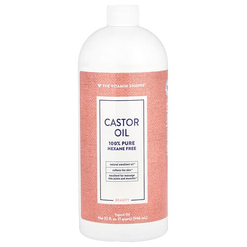 The Vitamin Shoppe, Aceite de ricino, 946 ml (32 oz. líq.)