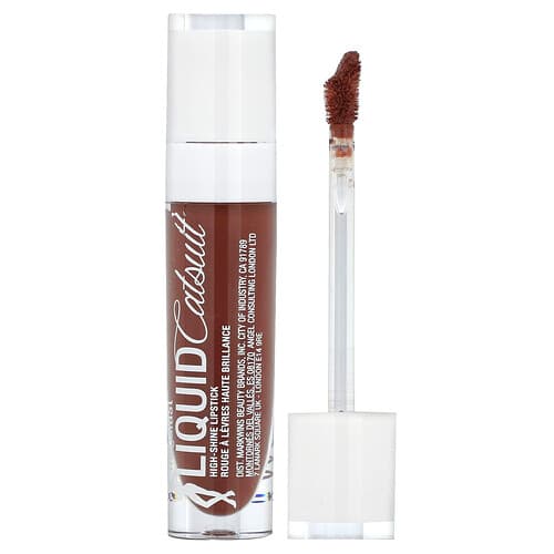 wet n wild, MegaLast, Catsuit líquido, Lápiz labial de alto brillo, 945B Cedar Later, 5,7 g (0,2 oz)