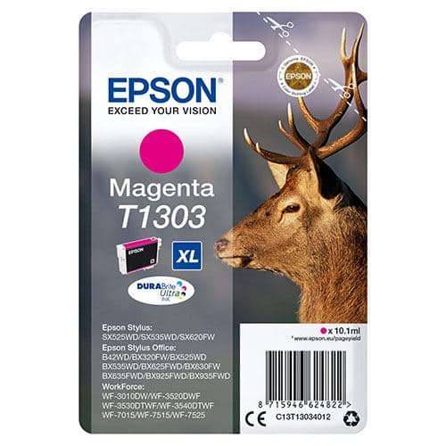 Cartucho De Tinta Magenta Epson T1303 C13t13034012