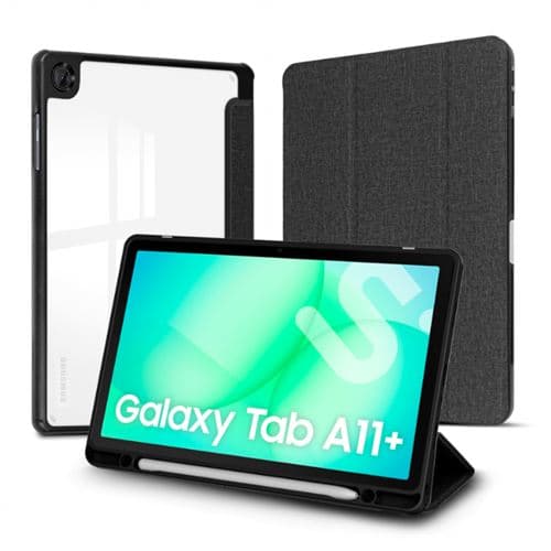 Funda Con Teclado Bluetooth Subblim Keytab Pro Bt Negro Para Samsung Galaxy Tab A11+ De 11"