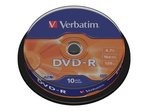 Verbatim Spindle 10 Dvd-r 16x
