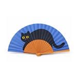 Abanico Milimetrado Gato Tumbado Al Fresco