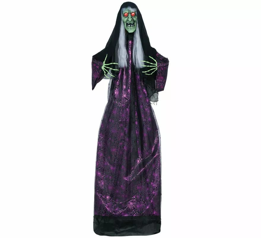 Bruja con Luz, Sonido y Movimiento de 185 cm