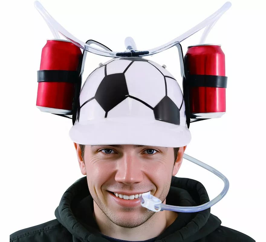 Casco para Bebida Fútbol