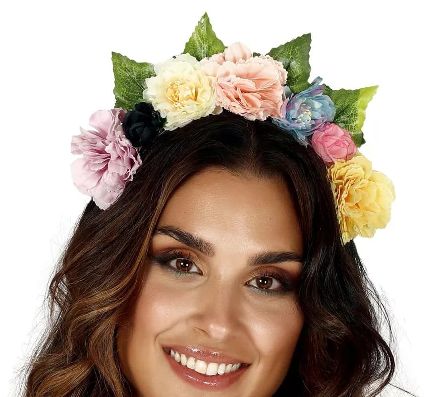 Diadema de Flores Multicolor