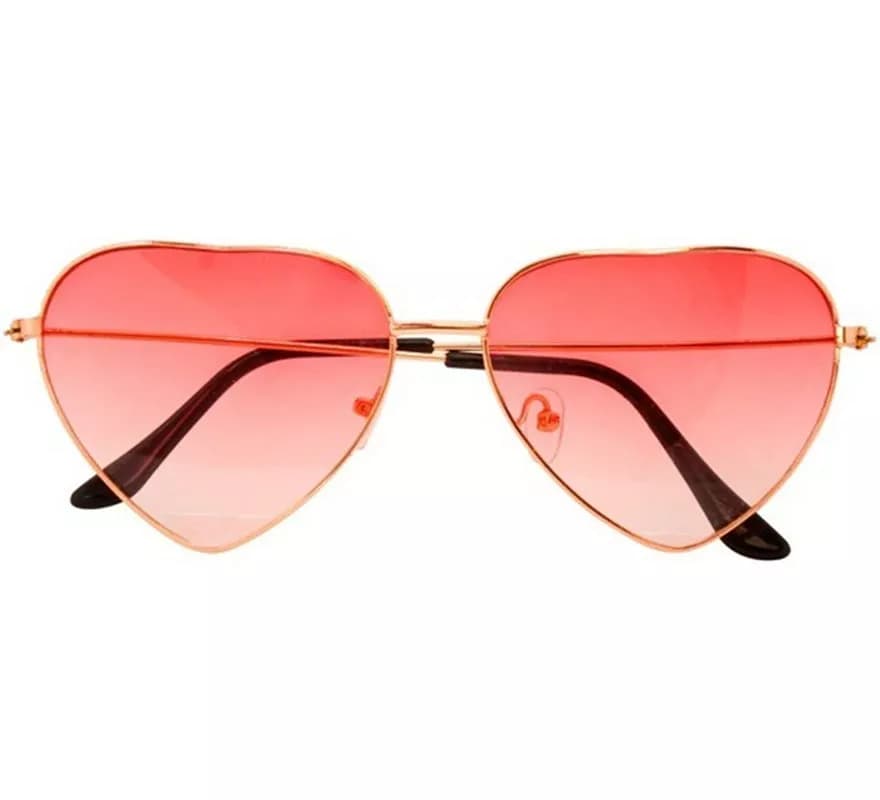 Gafas de Corazones transparentes