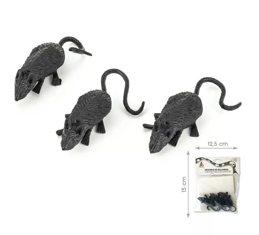 Pack de 3 Ratones negros