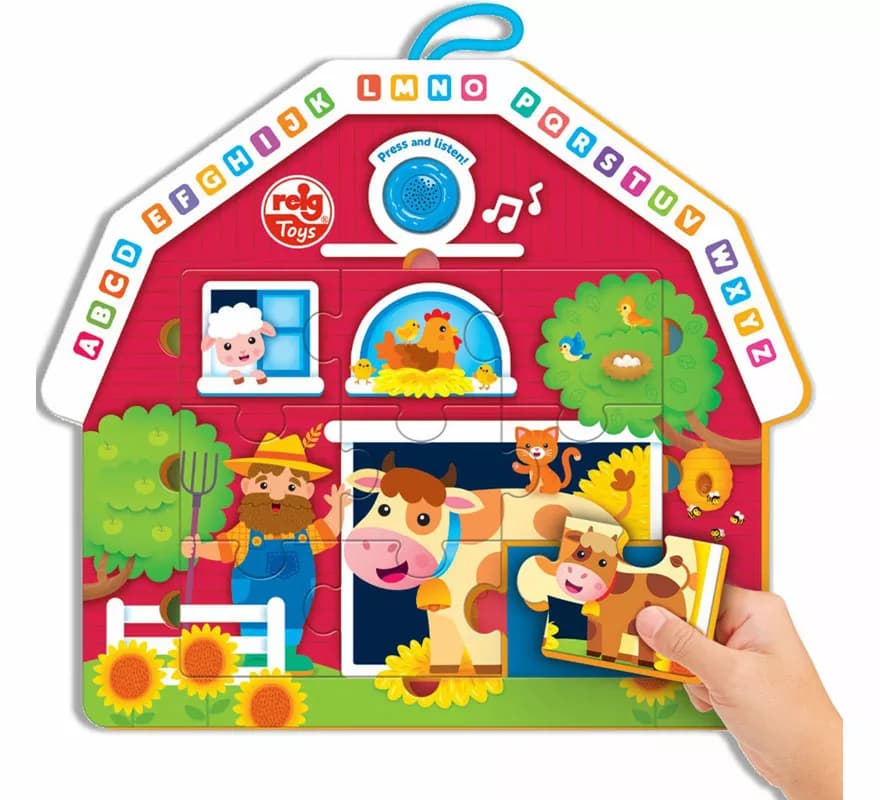 Puzzles de Granja con Sonido