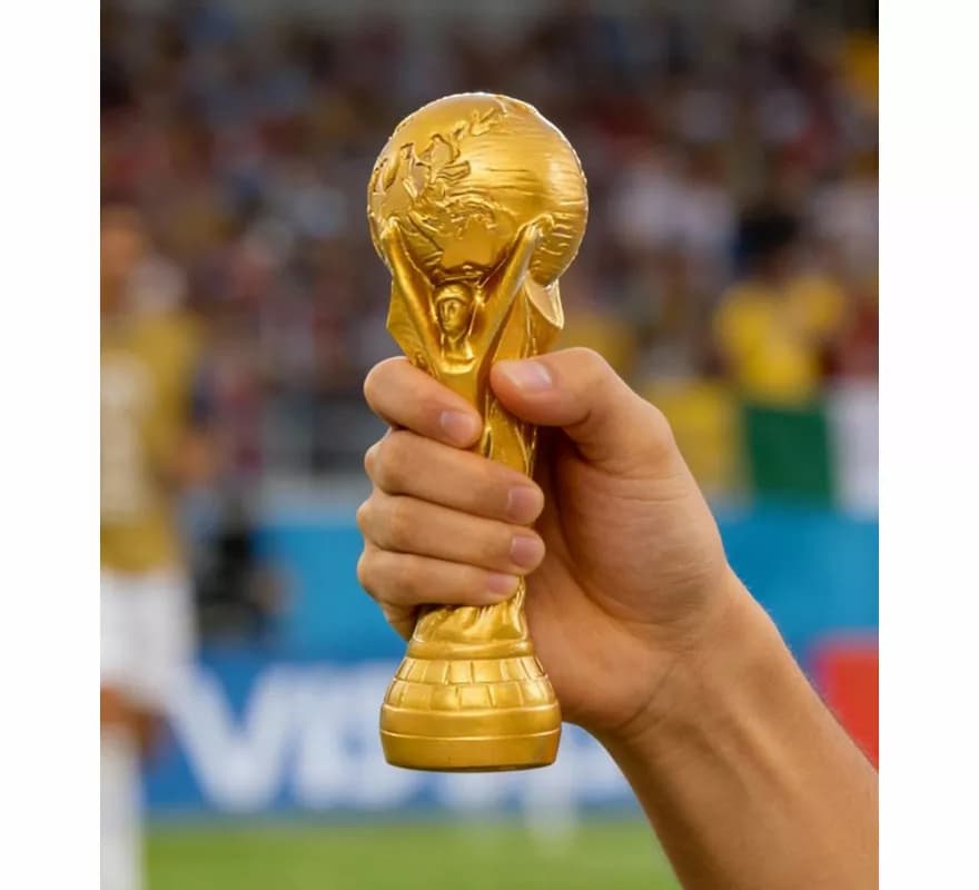 Trofeo de Copa Mundial de 27x10 cm