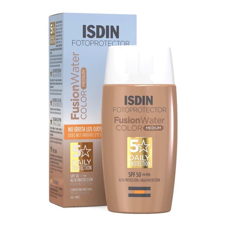 Isdin Protector Solar Facial Fotoprotector Fusion Water Color SPF50 Medium