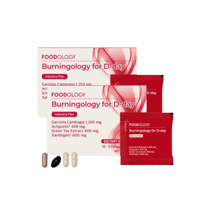 FOODOLOGY - Burningology D-Day - 3.8g x 10 pouches Duo Set
