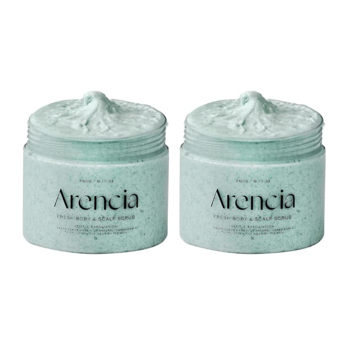 [OFERTA]Arencia - Fresh Cloud Body Scrub - 260g - French Mint & Lily (2ea) Set