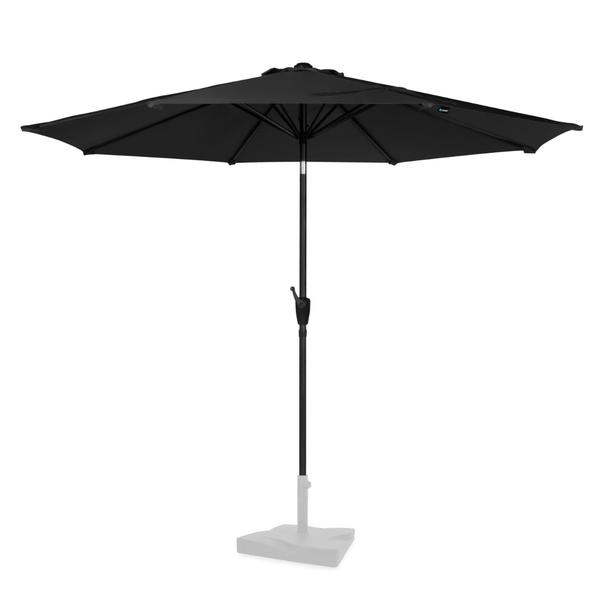 Sombrilla Recanati Ø300cm - Sombrilla Inclinable Premium | Antracita/Negro