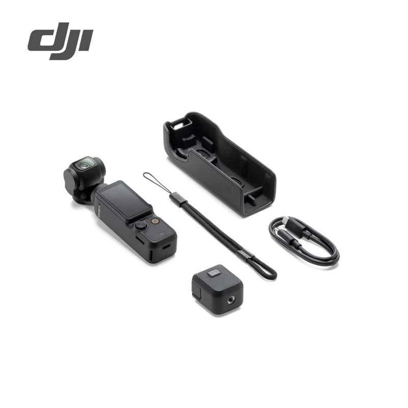 DJI Osmo Pocket 3, 4K 120fps Vlogging Camera with 1-Inch CMOS Sensor, 3-Axis Gimbal Stabilizer, Fast Full-Pixel Focus Face Object Tracking, 2" Ro