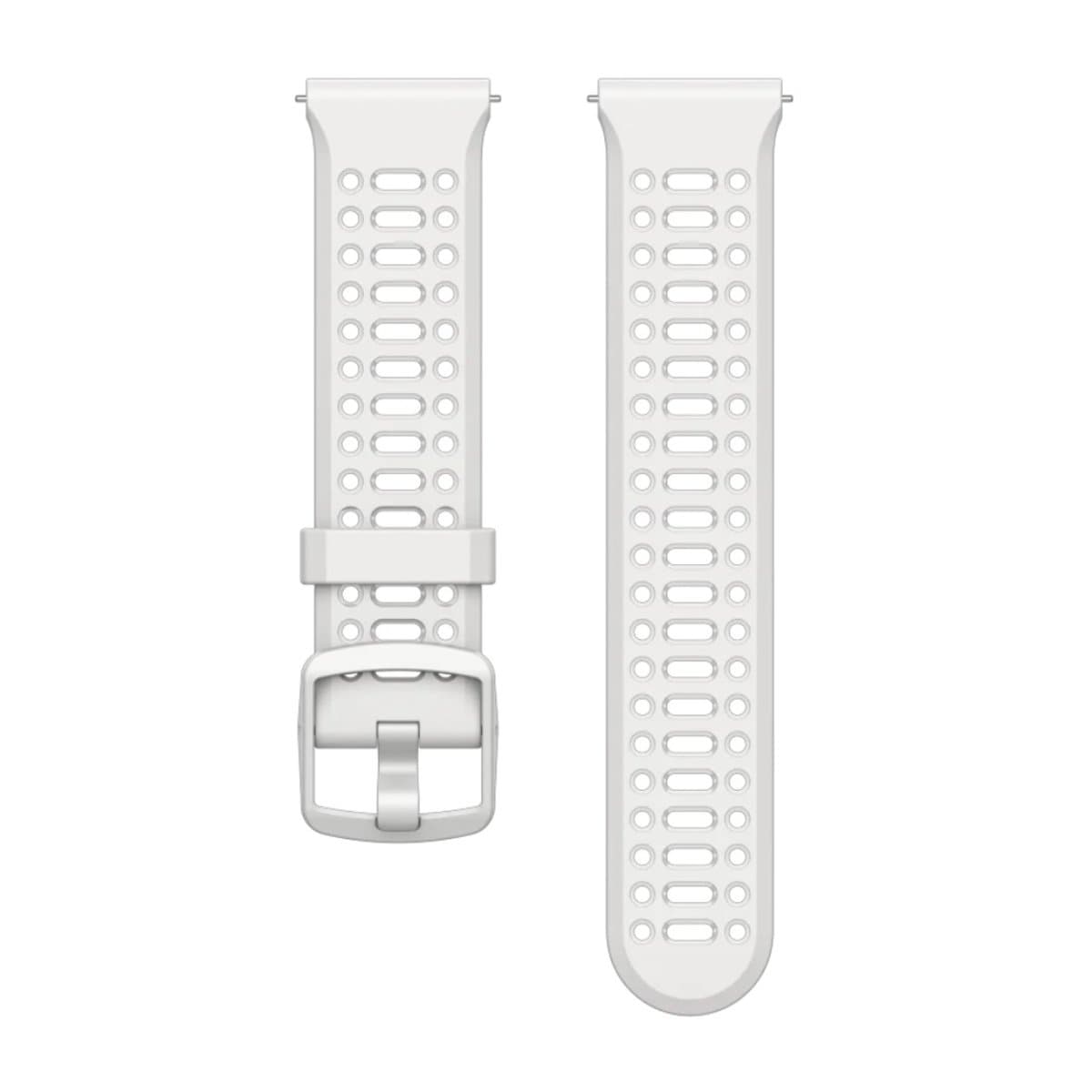 Biały silikonowy pasek Coros Pace 3 22 mm