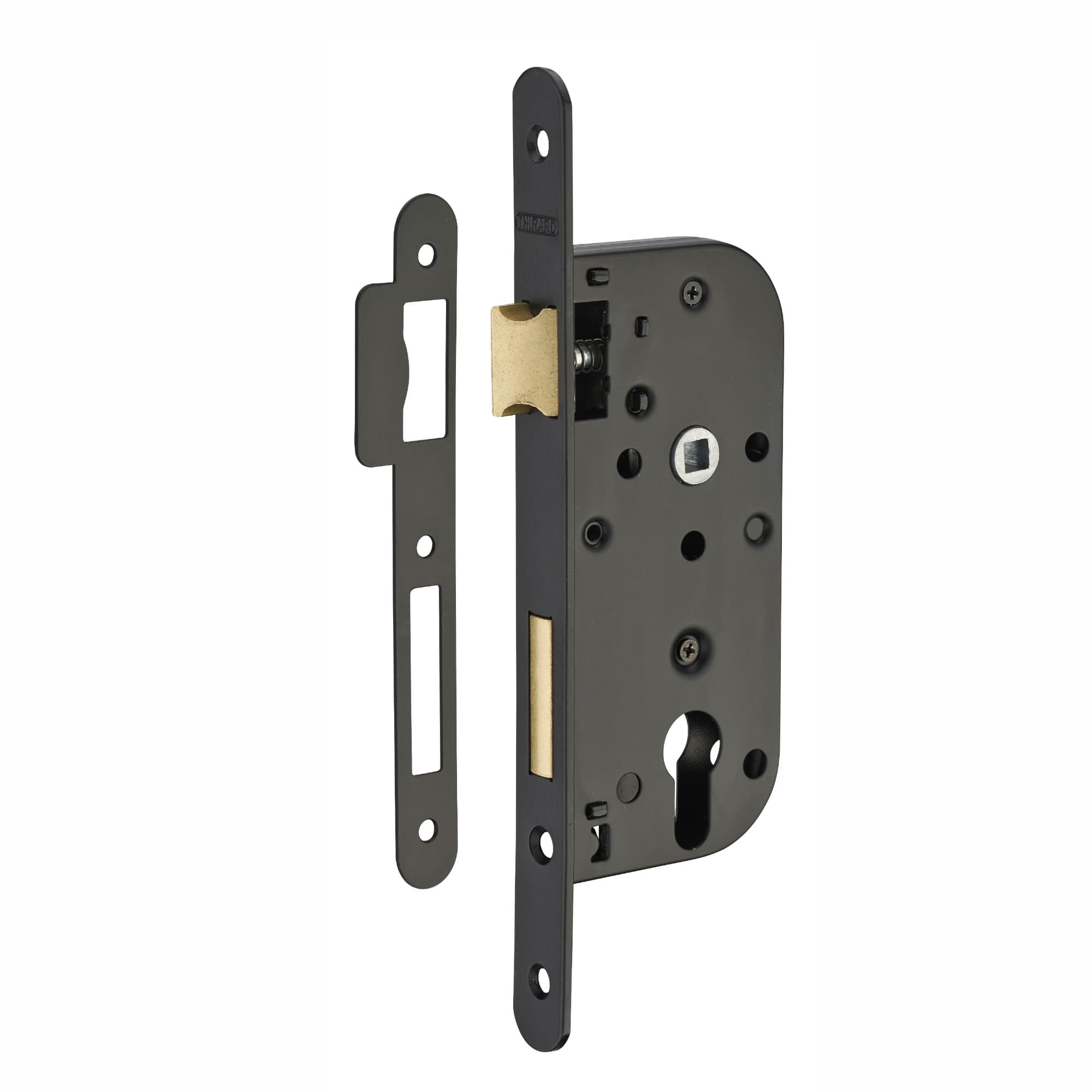 Cerradura de embutir para cilindro eje 40mm