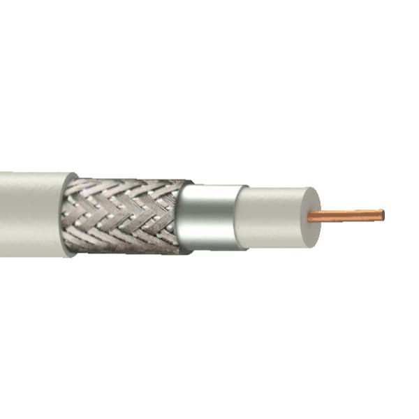 Cable coaxial tv 19 vatc blanco rollo 5m