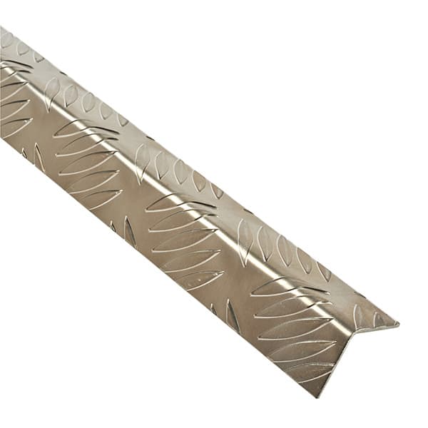 ángulo ajedrez de aluminio bruto 100 x 3 x 3 cm
