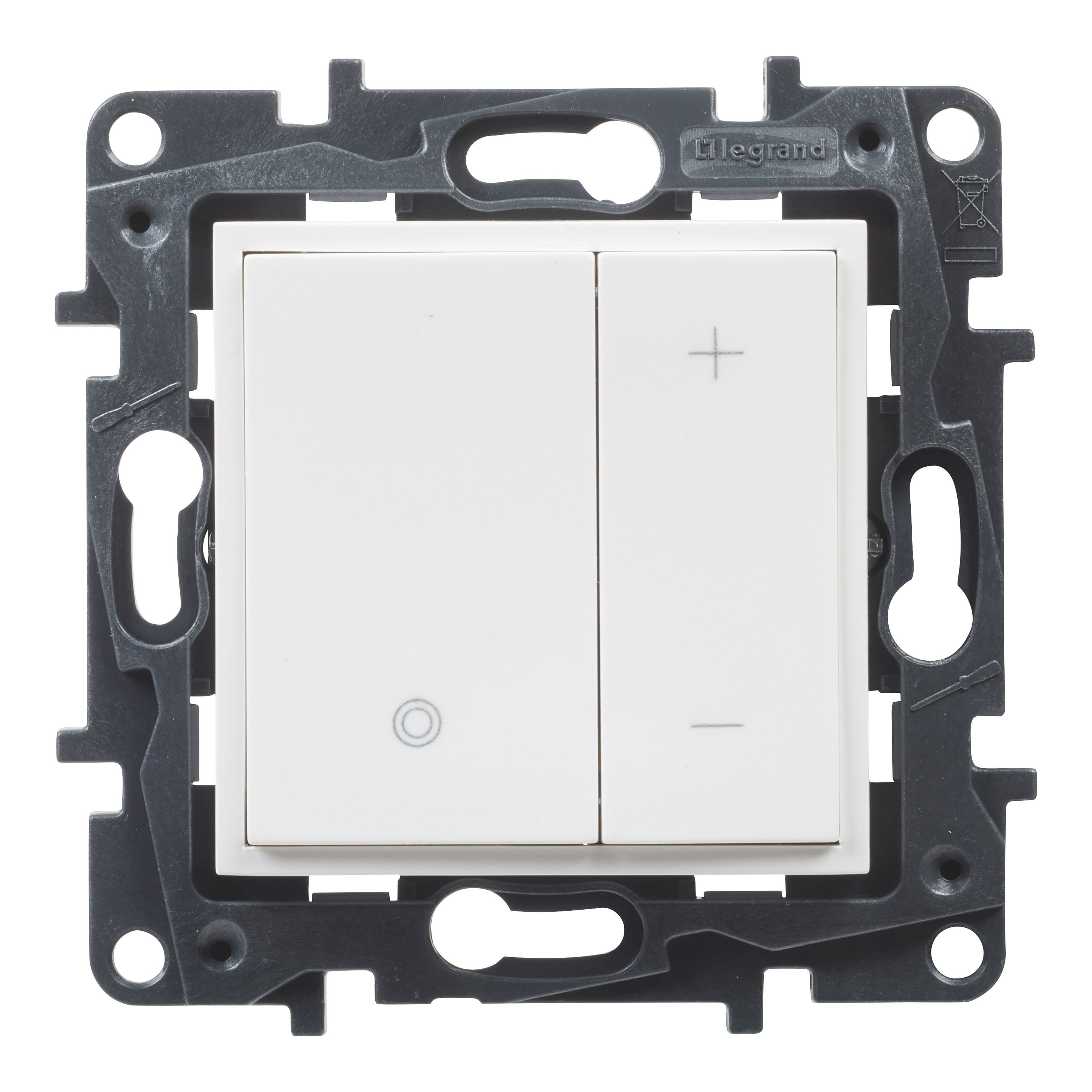 Variador pulsador univ blanco legrand niloe step
