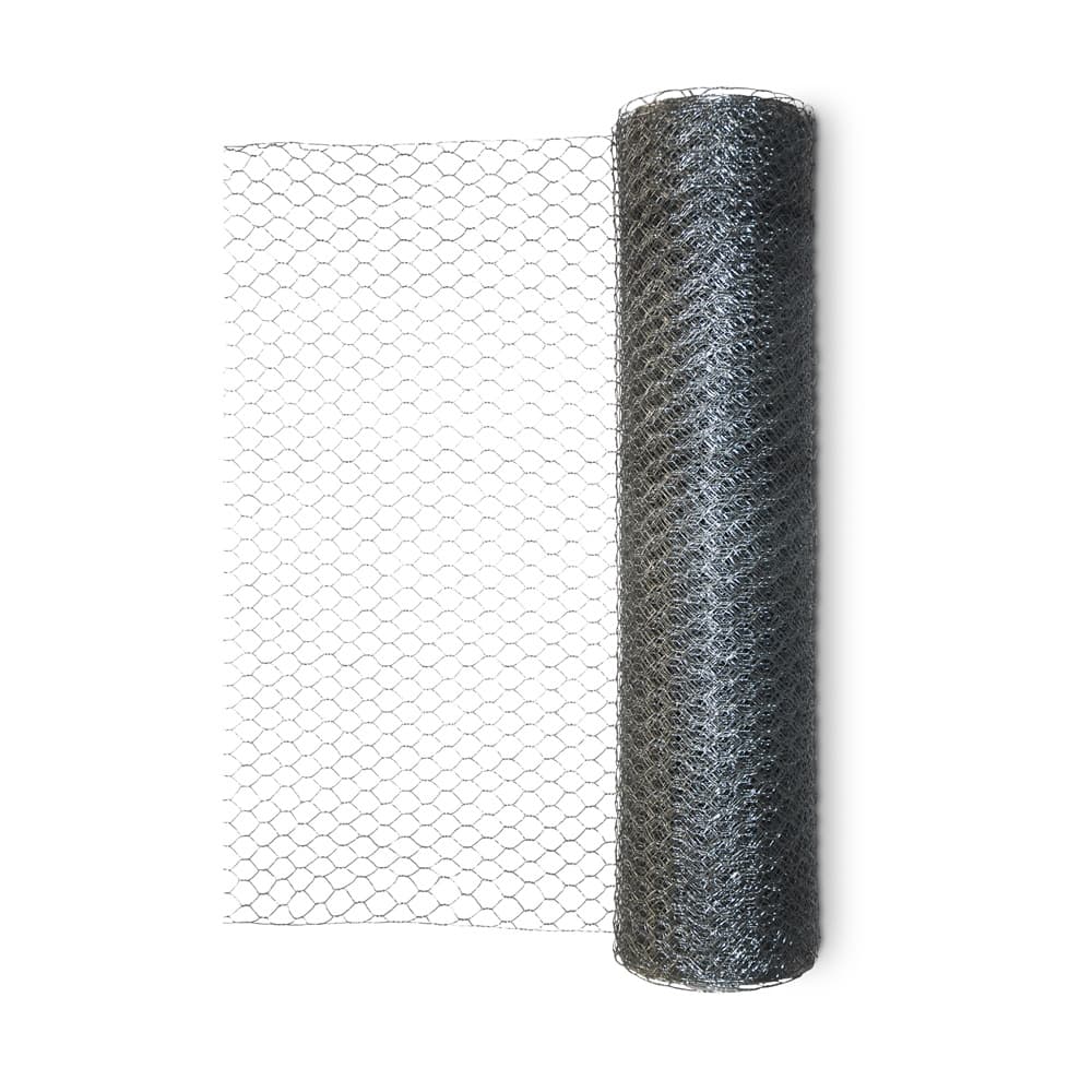 Malla de triple torsión galvanizada 0,5 x 5 m - hueco 13 x 13 mm blooma