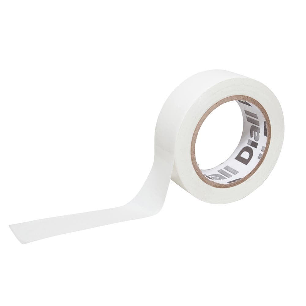 Cinta aislante 19 mm x 10 m blanca diall