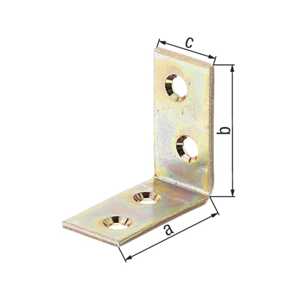 Escuadra silla reforzada 40 x 40 x 20 mm