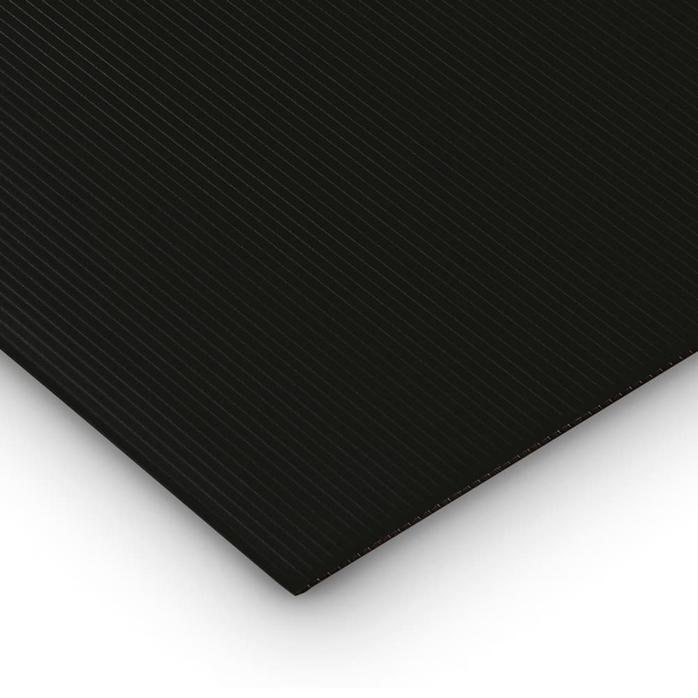 Placa polipropileno alveolar negra 1000 x 1000 x 2,5 mm