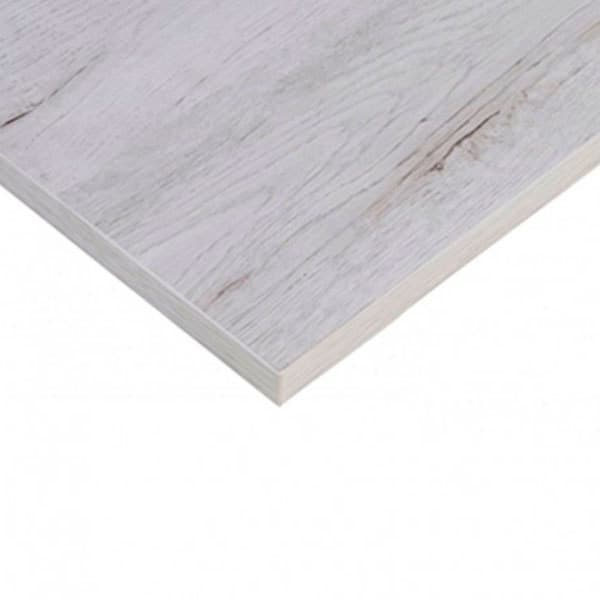 Tablero de melamina roble gris 4 cantos 80 x 39,5 x 1,6 cm