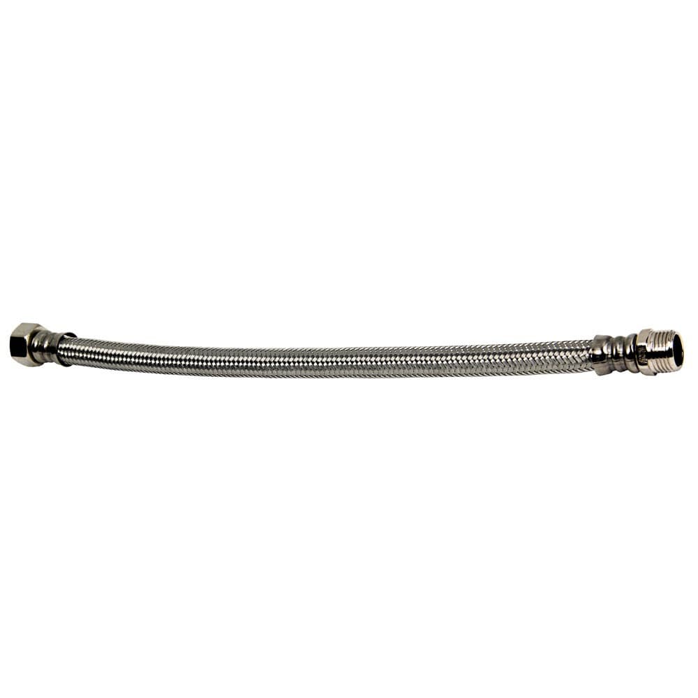 Latiguillo acero inox m 1/2" - h 1/2" 20 cm