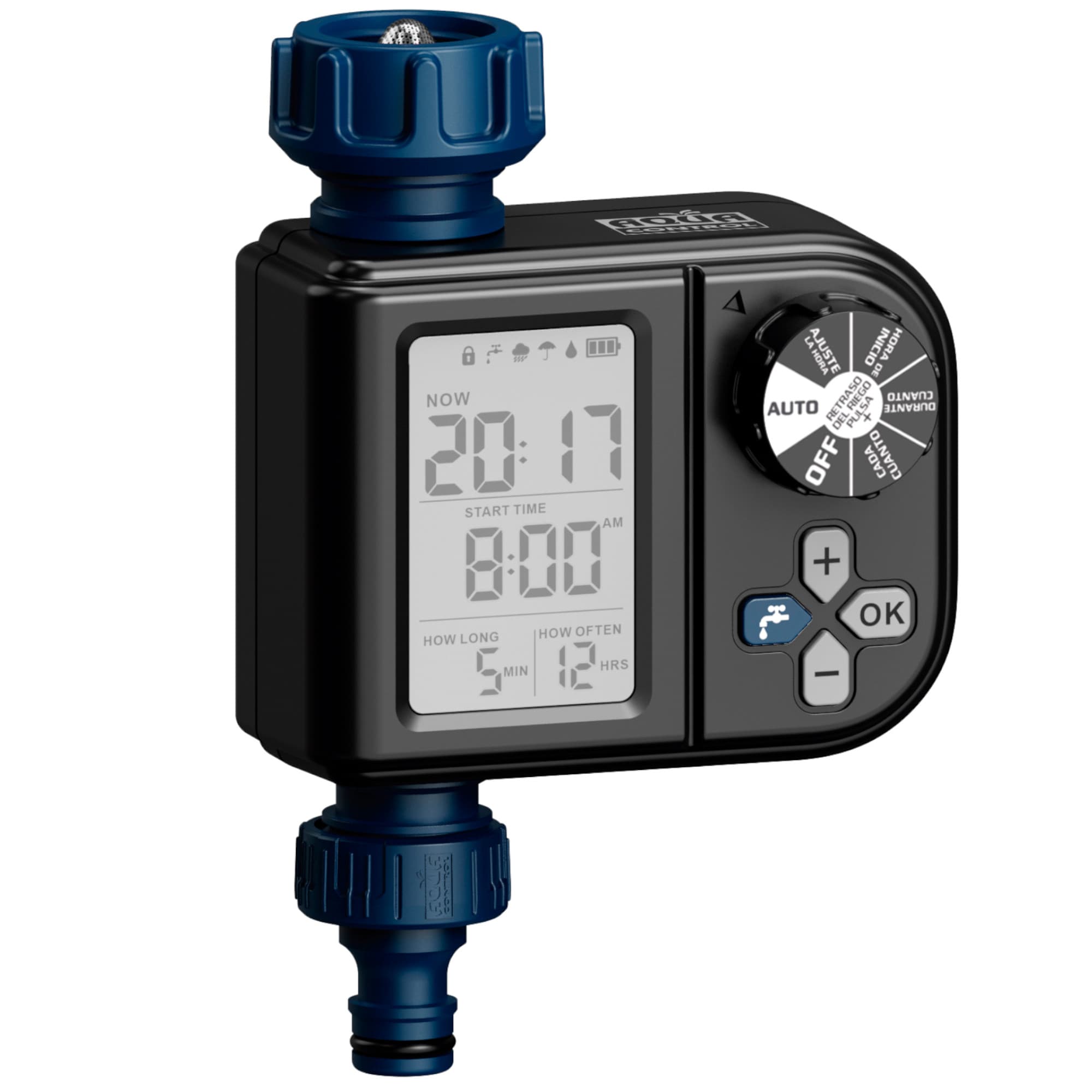 Programador digital gyros select aquacontrol