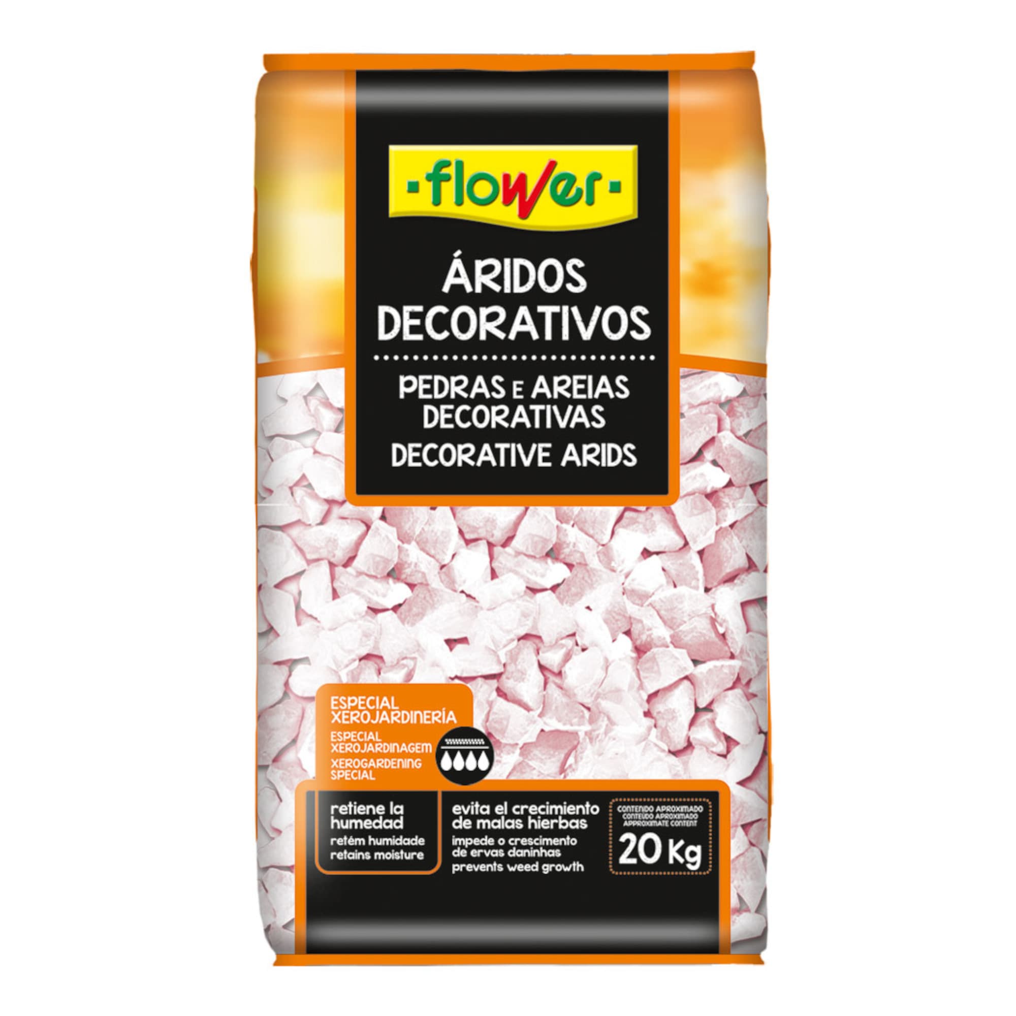 Saco marmolina rosa 9/12mm 20kg
