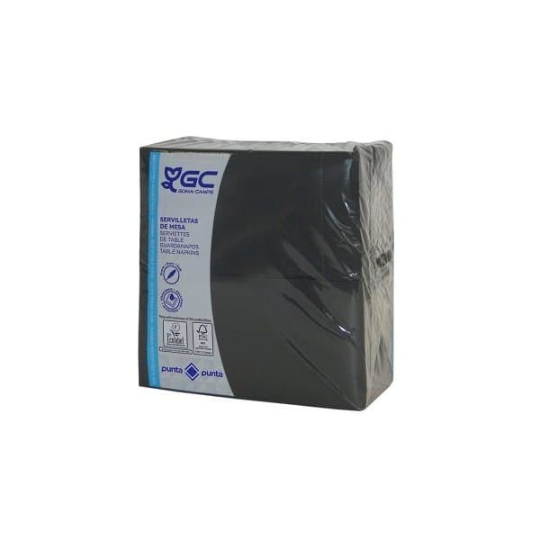 Servilletas punta&punta 40x40 cm doble capa. paquete 100 uds