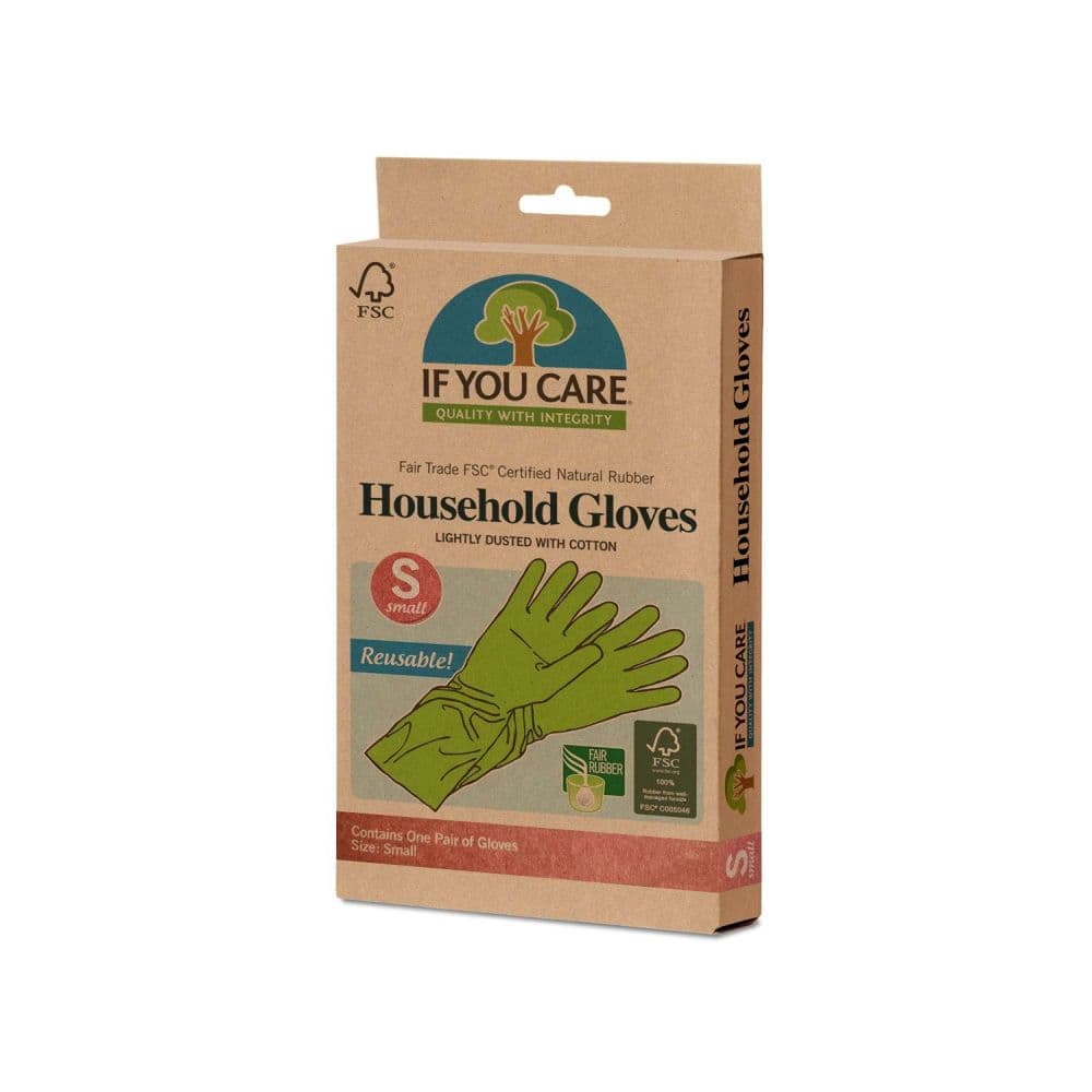 Guantes de látex ecológicos, pequeños - If you care