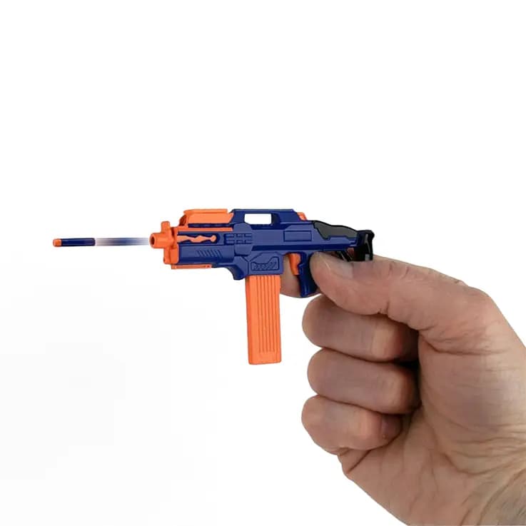 Pistola de juguete Nerf en miniatura