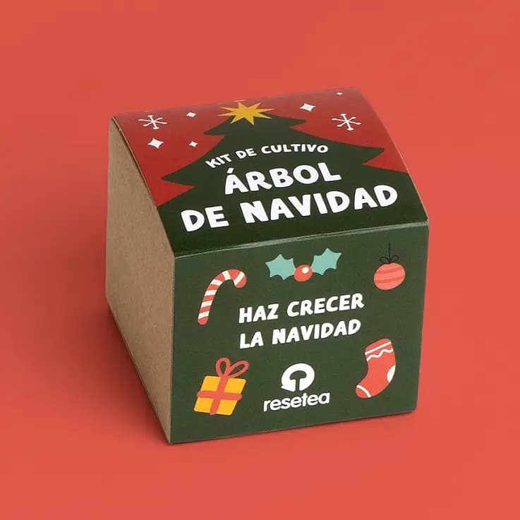Kit de cultivo árbol de Navidad