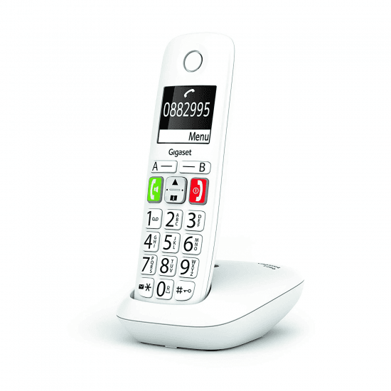 Teléfono inalámbrico Dect Gigaset E290, blanco