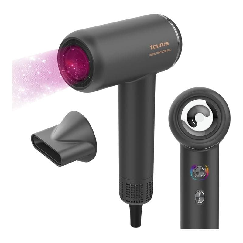 Secador de Pelo 1800W, Motor Digital BrushlessTAURUS Digital Force 2000 Ionic