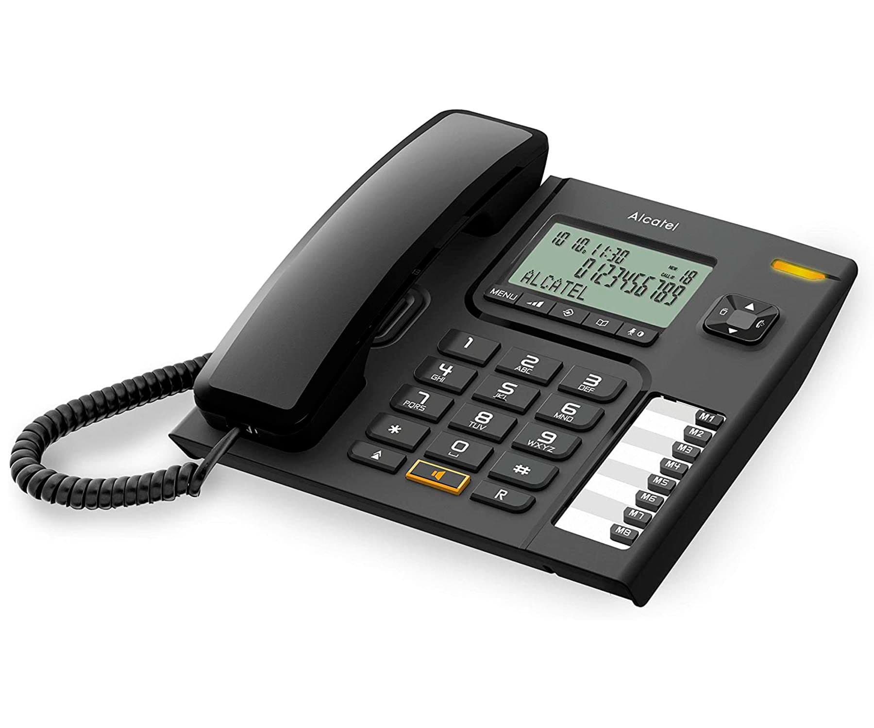 Alcatel T76 Teléfono DECT Identificador de llamadas Negro