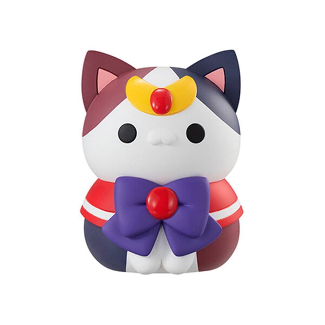 Megahouse Figura de Accion Sailor Mars Mewn Pretty Guardian Sailor Moon Nyanto The Big Nyaruto Series 10 cm, MH832536 Multicolor, Figura