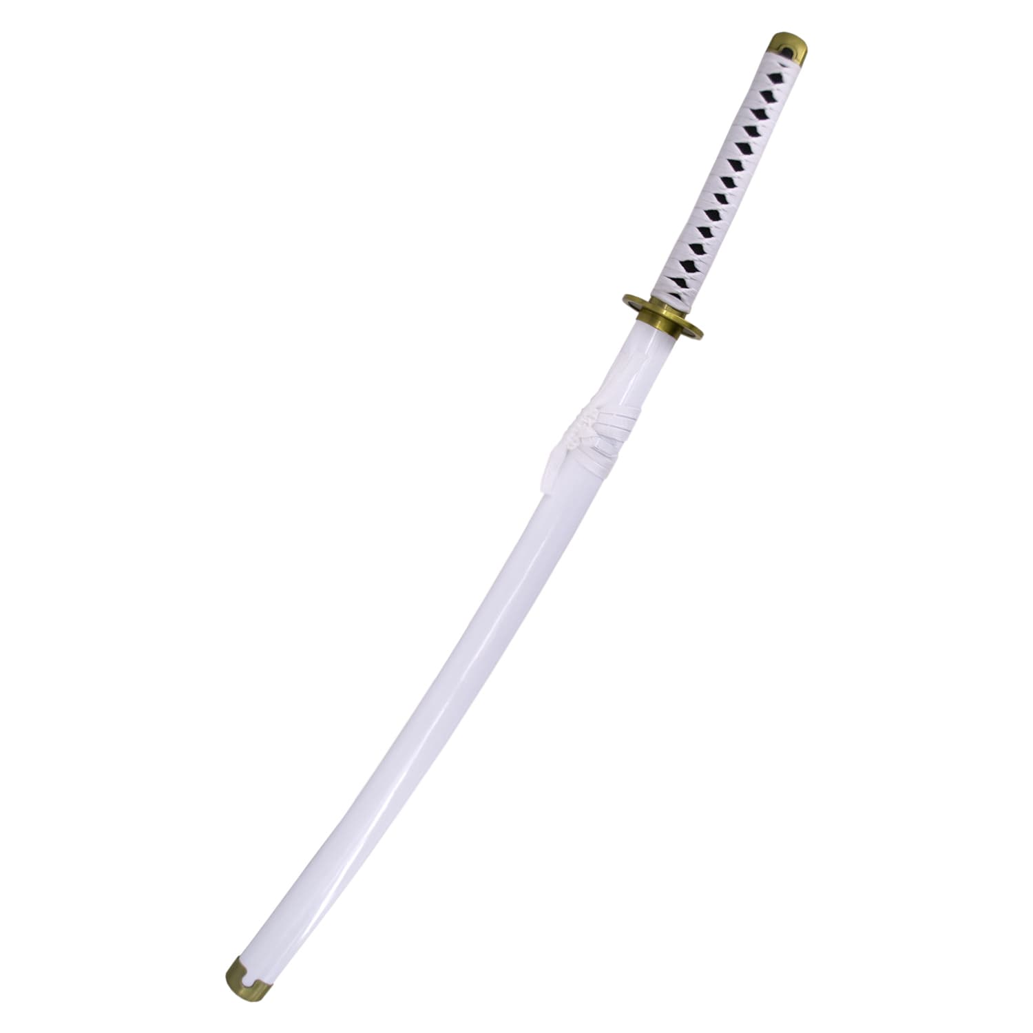 Katana S5021 Shusui Wado Ichimonji de Zoro de One Piece réplica no oficial de 103 cm hoja de acero acabado negro con el corte en satinado, mango con