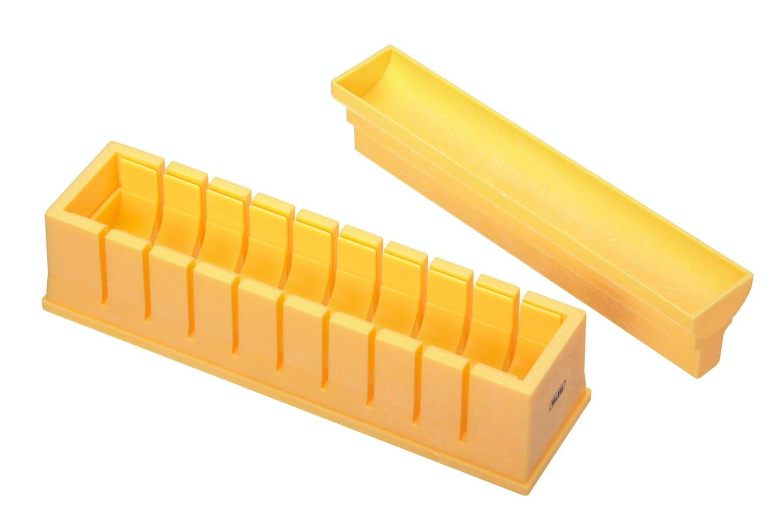 KitchenCraft: World of Flavours - Kit de Sushi, Molde para Cortar Sushi, Caja Regalo y Recetas, Color Amarillo, 23 x 6 x 7 cm