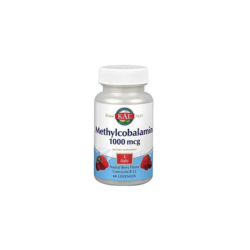 KAL Methylcobalamin 1000 mcg (B-12) - 60 comprimidos lozenges