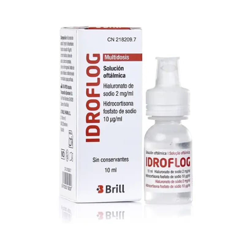 Idroflog Solucion Oftálmica, 10 ml multidosis