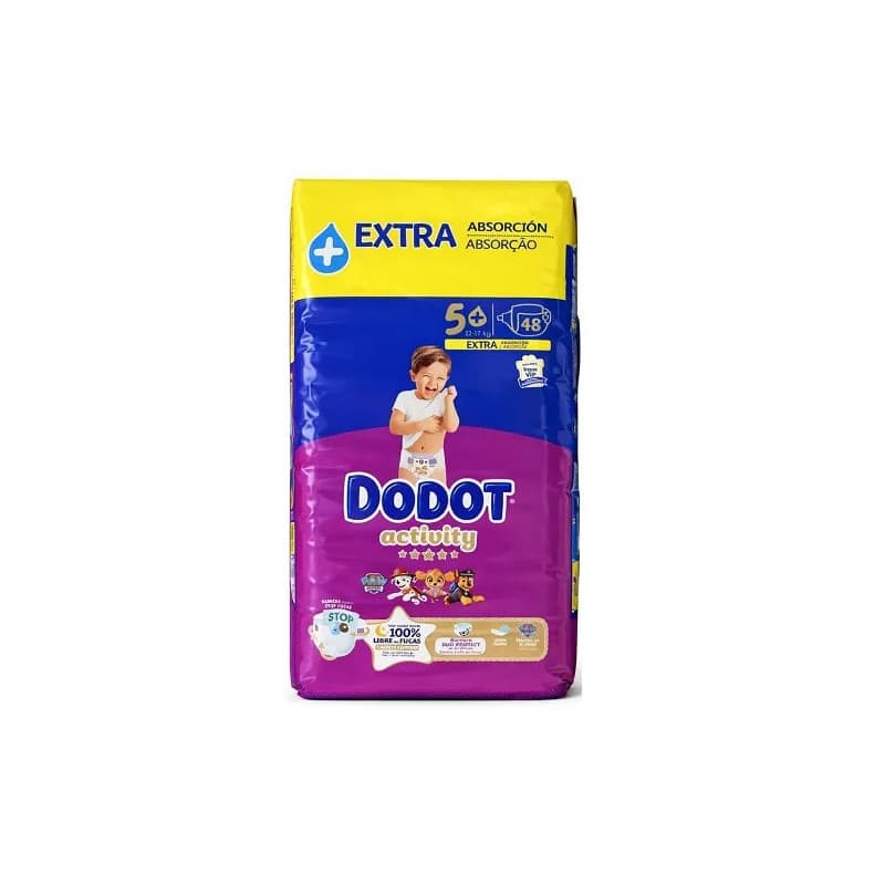 Dodot Activity talla 5, 48 pañales